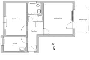 Attraktive 2,5-Zimmer Wohnung mit Wohnberechtigungsschein – Wilhelm-Rumpf-Str. 29, 59192 Bergkamen – Vorschaubild 2