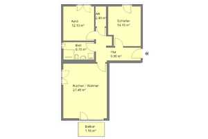 Zweitbezug! Helle moderne 3-Zimmer-Wohnung mit Balkon, guter Ausstattung in ruhiger Lage – Am Röthenbacher Landgraben 17, 90451 Nürnberg – Vorschaubild 8