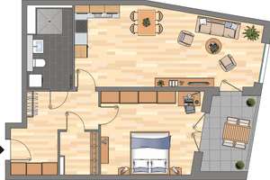 2-Zimmer-Wohnung in Essen Südviertel