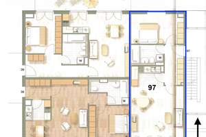 Neuhausen, einzigartiges 2 Zi.-Domizil in exklusivem Bauhaus-Ensemble, im  Arnulfpark – Marlene-Dietrich-Str. 59, 80636 St. Vinzenz, München – Vorschaubild 31