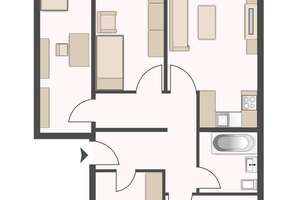 Geräumige Familienwohnung mit Balkon in Zwickau, Neuplanitz – Dortmunder Straße 4, 8062 Neuplanitz, Zwickau – Vorschaubild 9