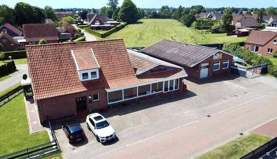 Bild von PREISREDUZIERUNG Vielseitiges Anlageobjekt: Wohnen & Gewerbe mit Lager, Büro und Stellplätzen