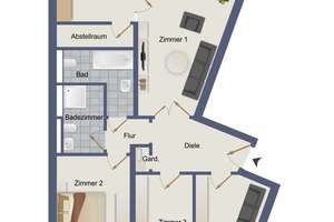 Moderne 4-Zimmer-Wohnung mit Balkon, Parkplatz und in erstklassiger zentraler Lage – Die vollständige Adresse der Immobilie erhältst du vom Anbieter., 10557 Moabit, Berlin – Vorschaubild 16
