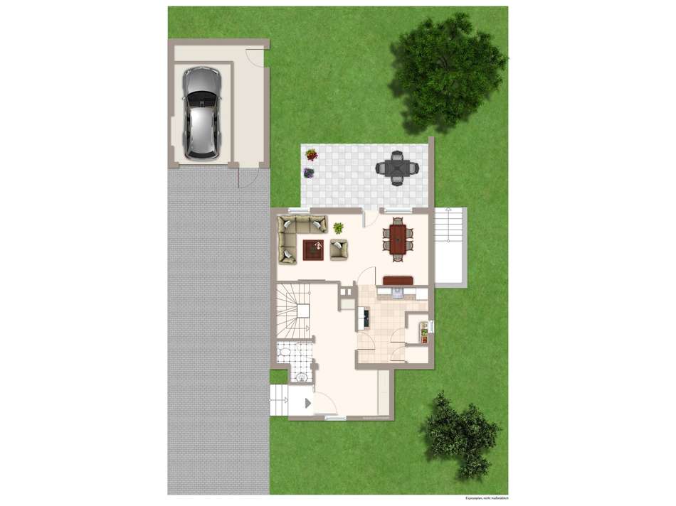 Grundriss-Skizze EG Bestand