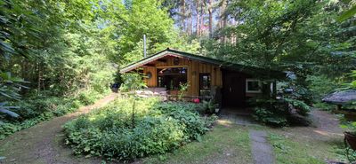 Idyllisches Blockhaus in gefühlter Alleinlage auf großem Grundstück