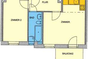 Moderne 2-Zimmer-Wohnung mit Balkon im beliebten Leipziger Süden!  – Wolfgang-Heinze-Straße 6, 4277 Leipzig – Vorschaubild 10