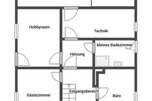 Eigenheim für Ruheliebende mit  großen Garten, Terrasse und Garage in Waldrandlage – Rhön-Grabfeld (Kreis) – Vorschaubild 15