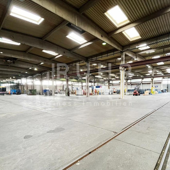 Produktions- & Lagerhalle | Kranbahn | LKW-Durchfahrt | ebenerdige Andienung 