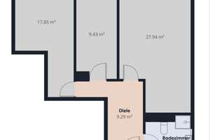 2,5-Zi-Wohnung mit Terrasse am Volkspark Friedrichshain – Die vollständige Adresse der Immobilie erhältst du vom Anbieter., 10249 Friedrichshain, Berlin – Vorschaubild 20