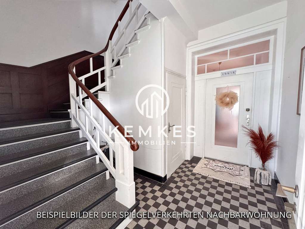 Immobilie in Rees - Großzügige Maisonettewohnung mit Galerie & Dachterrasse - Über den Dächern von Rees - Bild 2