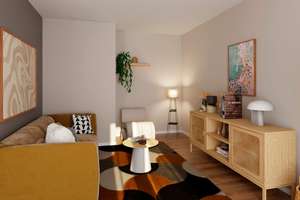 Barrierefreie Eigentumswohnung mit Loggia in Südausrichtung mit pflegeleichtem Designerboden – Lilli-Marx-Straße 22, 40597 Benrath, Düsseldorf – Vorschaubild 2