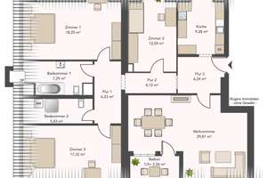 ROGERS: Helle 4-Zi-Wohnung – ideal für Familie, WG oder Investoren, mit Potenzial für 5. Zimmer – Neumarkter Str. 82, 81673 Echarding, München – Vorschaubild 6
