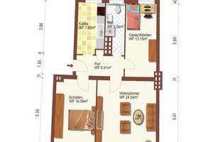 Bezugsfreie helle 3-Zimmer-Altbauwohnung in Westend – Die vollständige Adresse der Immobilie erhältst du vom Anbieter., 14052 Westend, Berlin – Vorschaubild 8