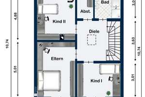 Einfamilienhaus mit Einliegerwohnung in bevorzugter Wohnlage – Die vollständige Adresse der Immobilie erhältst du vom Anbieter., 95482 Gefrees – Vorschaubild 14