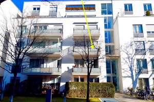 Neuhausen, moderne 2 Zi.-Whg. in exklusivem Bauhaus-Ensemble, im  Arnulfpark