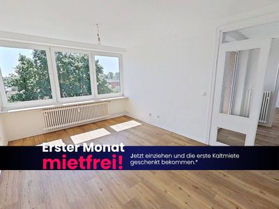 SOMMER, SONNE, SPAREN - 1 NKM FREI: 3-Zimmer-Wohnung mit ruhiger Loggia & Tageslichtbad