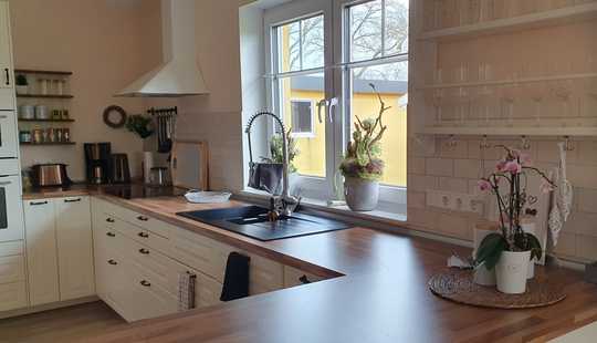 Bild von Einfamilienhaus mit drei Zimmern, EBK und Garten in Rastede/Nethen auf Wunsch möbliert