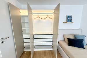 Hochwertig sanierte, möblierte 1-Zi. Wohnung m. Balkon inkl. TG-Stellplatz (Maxvorstadt / Neuhausen) – Die vollständige Adresse der Immobilie erhältst du vom Anbieter., 80335 Marsfeld, München – Vorschaubild 9