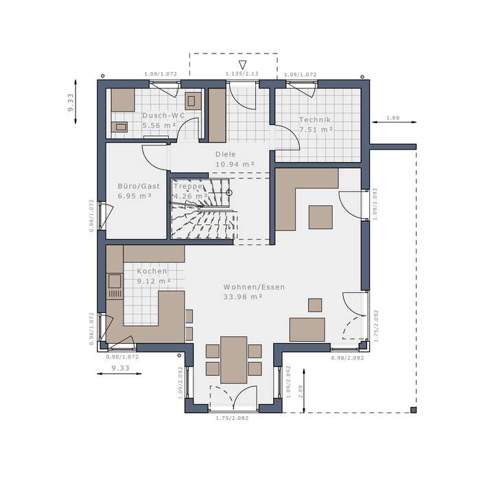 Grundriss Erdgeschoss