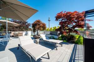 Traumhafter Skylineblick - Exklusives Penthouse mit Rooftop im Frankfurter Diplomatenviertel – 60487 Bockenheim, Frankfurt am Main – Vorschaubild 6