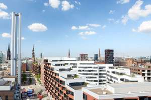 Lichtdurchflutetes Apartment mit Elbblick und begrüntem Innenhof // Erstbezug mit Community-Features