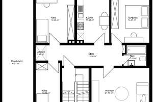 Renovierte, ruhige 4-ZKB-Whg. inkl. Garage inmitten von Krefeld – Eichental 15, 47798 Stadtmitte, Krefeld – Vorschaubild 11