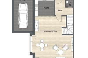 Walmdach-Doppelhaushälfte in Großhadern - bereits 50 % reserviert ! – Haseneystraße 6, 81377 Großhadern, München – Vorschaubild 2