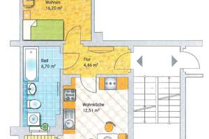 1-Zimmer Appartement in ruhiger und grüner Lage – Toeplerstraße 44, 1279 Tolkewitz/Seidnitz-Nord, Dresden – Vorschaubild 6