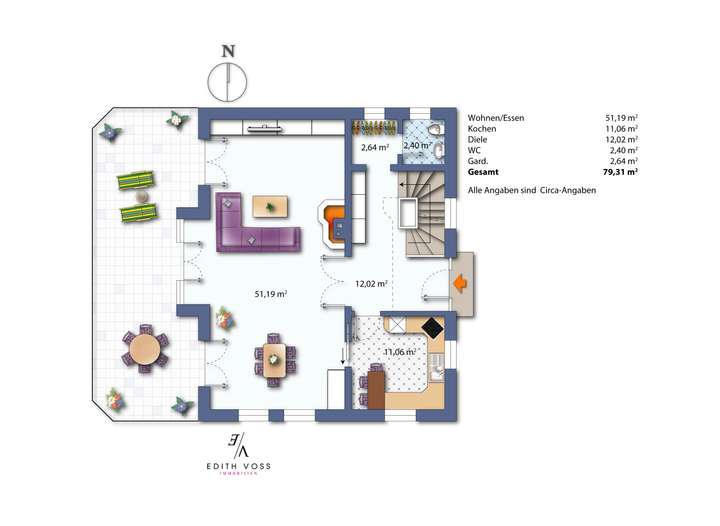 Grundriss Erdgeschoss