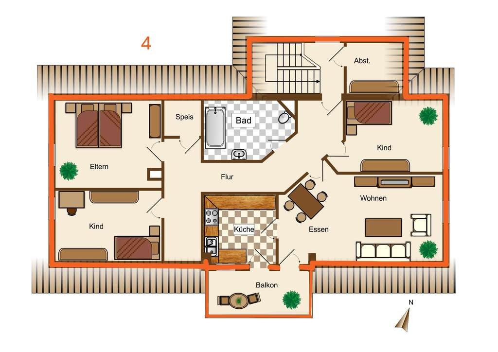 Immobilie in Dettingen an der Iller - Attraktives Mehrfamilienhaus mit 4 Wohneinheiten – solide Kapitalanlage mit Entwicklungspotenzial - Bild 2