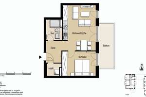Modern, großzügig und sofort verfügbar: 2-Zi.-Wohnung in Wiesbaden-Biebrich – Rudolf-Dyckerhoff-Straße 3b, 65203 Biebrich, Wiesbaden – Vorschaubild 5