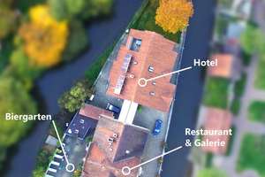Provisionsfrei: Traumhaftes Inselgrundstück (2.132 qm) mit 3 Gebäuden (1.045 qm) - Nähe Europapark – Mühleinsel 1, 79341 Kenzingen – Vorschaubild 3