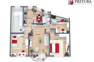 Attraktive 4-Zimmerwohnung mit Balkon in Ludwigshafen-Süd – 67061 Süd, Ludwigshafen am Rhein – Vorschaubild 2
