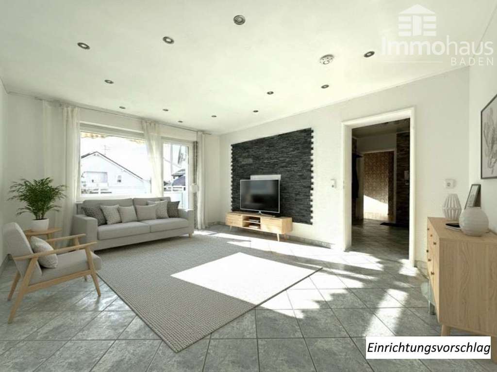 Immobilie in Bischweier - Erschwingliche 3-Zimmer-Eigentumswohnung mit schönem Balkon in Bischweier +  zus. Einzelgarage - Bild 4