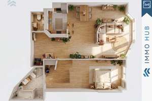 ++ Lichtdurchflutete 2-Zimmer-Wohnung mit Balkon, TG-Stellplatz & Bad en Suite ++ – Die vollständige Adresse der Immobilie erhältst du vom Anbieter., 4103 Zentrum-Ost, Leipzig – Vorschaubild 9