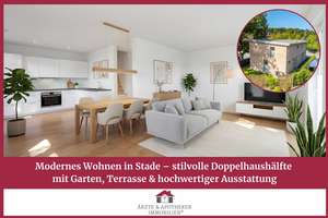 Modernes Wohnen in Stade– stilvolle Doppelhaushälfte mit Garten, Terrasse & hochwertiger Ausstattung