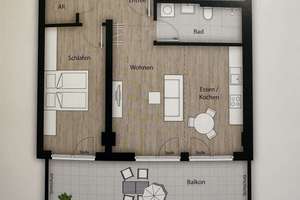 Investieren mit Zukunft – Moderne 2-Zimmer-Wohnung im Neubau – Die vollständige Adresse der Immobilie erhältst du vom Anbieter., 90431 Altstadt, St. Sebald, Nürnberg – Vorschaubild 4