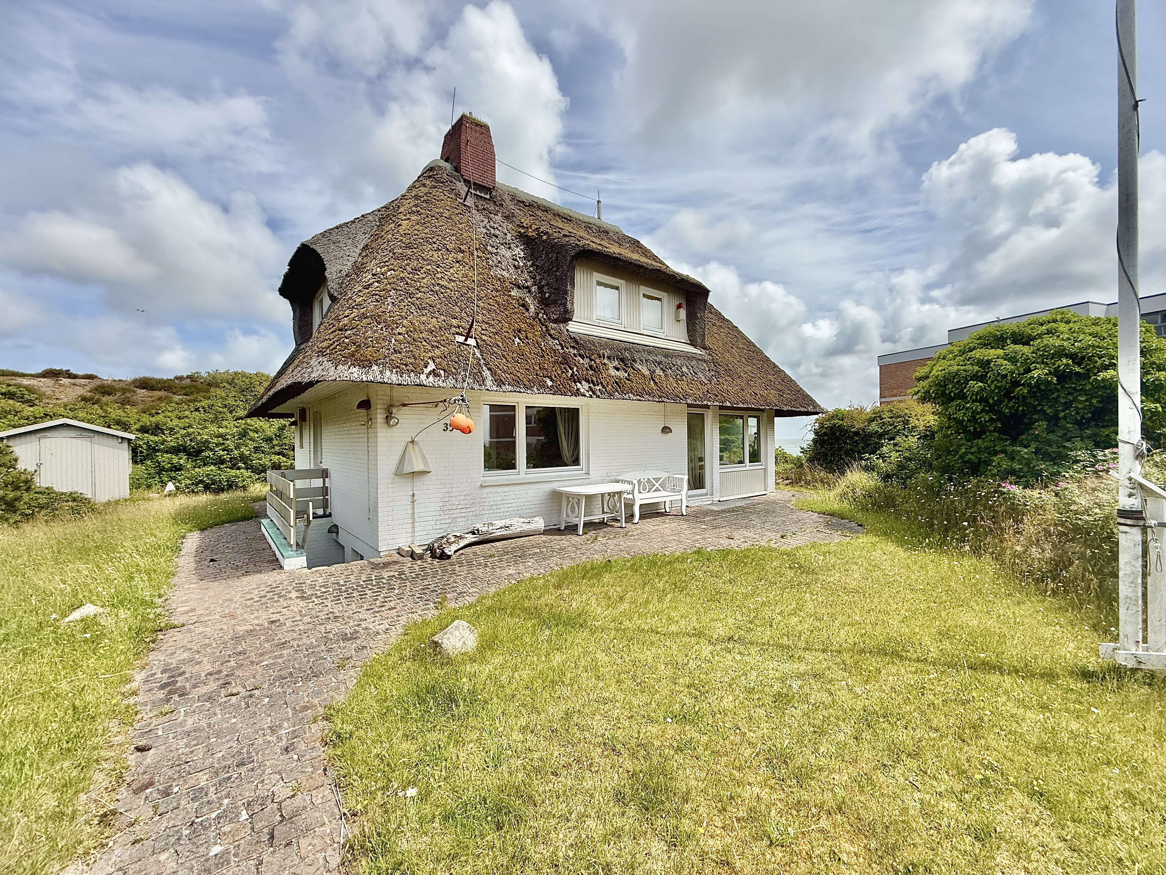 Einzelhaus unter Reet mit Meerblick, Nordfriesland Kreis – Bild 1