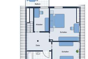 Familiendomizil mit parkähnlichem Garten – 44357 Bodelschwingh, Dortmund – Vorschaubild 90