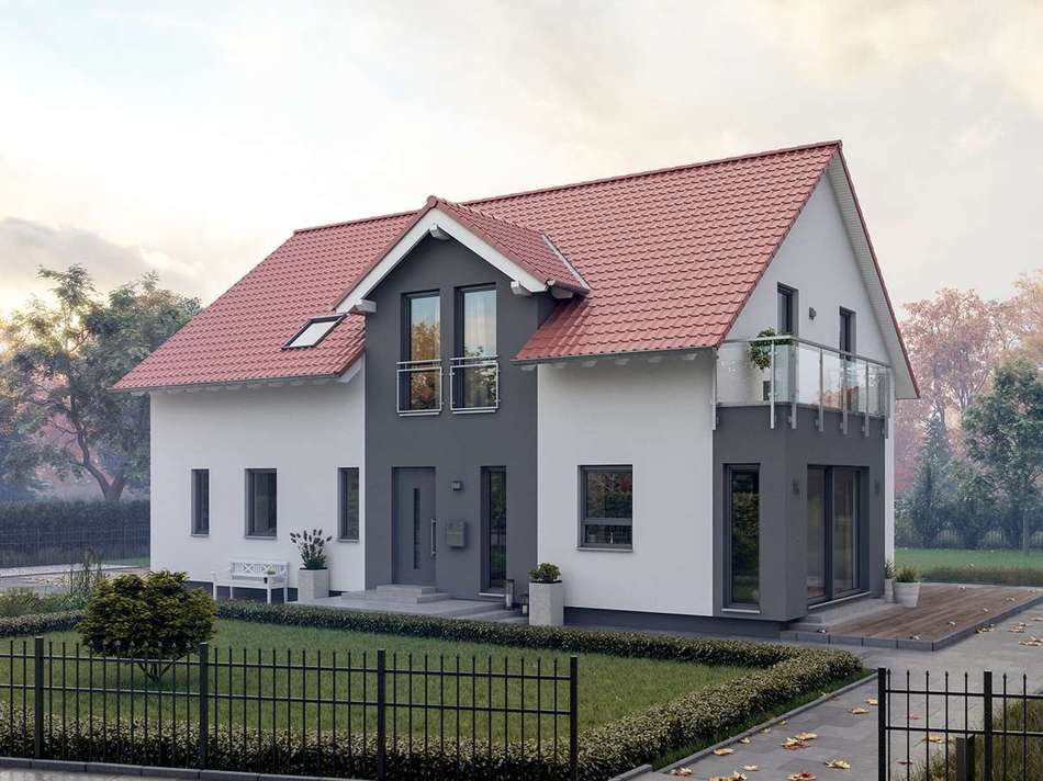Straßenansicht Herbst