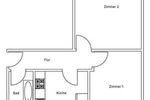 Frisch sanierte 2-Zimmer-Wohnung in Göggingen – ideal für Singles, Paare oder WG – Bayerstr 22, 86199 Augsburg – Vorschaubild 9