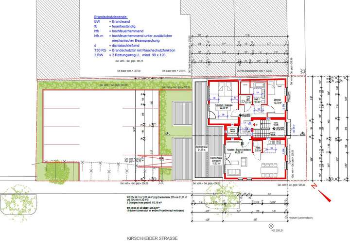 Bauantragsplanung 3. OG