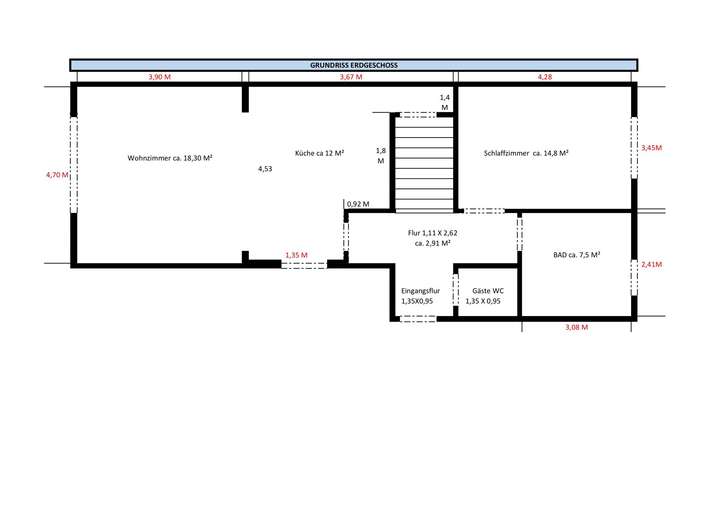 Grundriss Erdgeschoss 