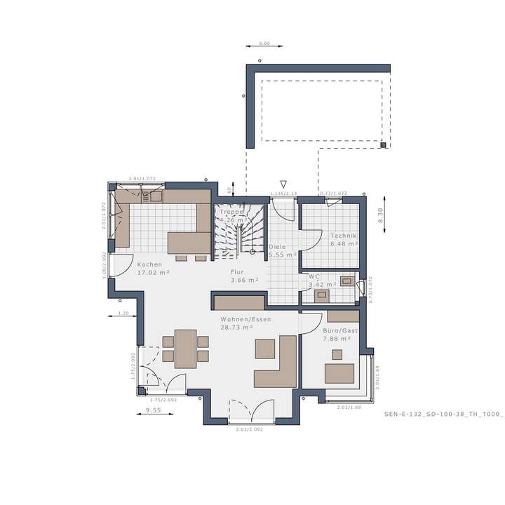 Grundriss Erdgeschoss