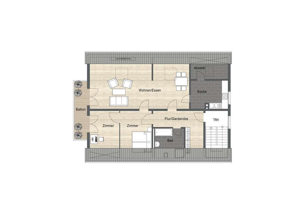 Immobilie in Nürtingen - 3-Zimmer-Wohnung in ruhiger Lage - Bild 1