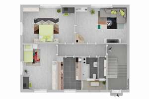 Teilrenoviertes 3-Familienhaus im Herzen von Stuttgart-Kaltental. – Die vollständige Adresse der Immobilie erhältst du vom Anbieter., 70569 Kaltental, Stuttgart – Vorschaubild 15