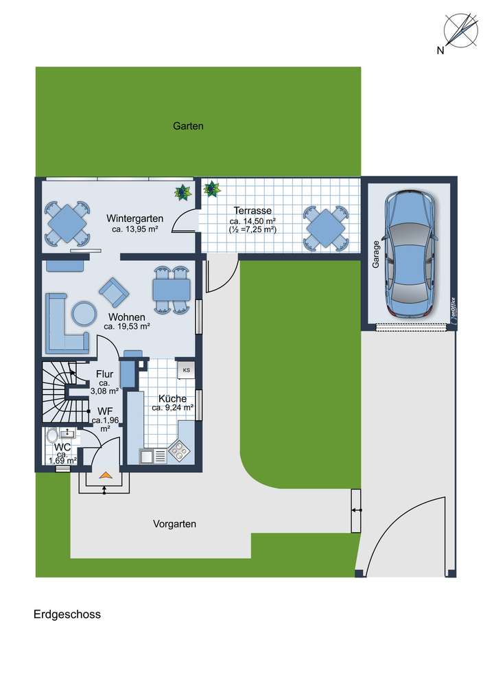 Grundriss Erdgeschoss