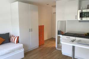 Nur für Studenten/Auszubildende! Möblierte, gepflegte 1-Zimmer-Wohnung in Haidhausen – Steinhauser Strasse 3, 81677 Steinhausen, München – Vorschaubild 2