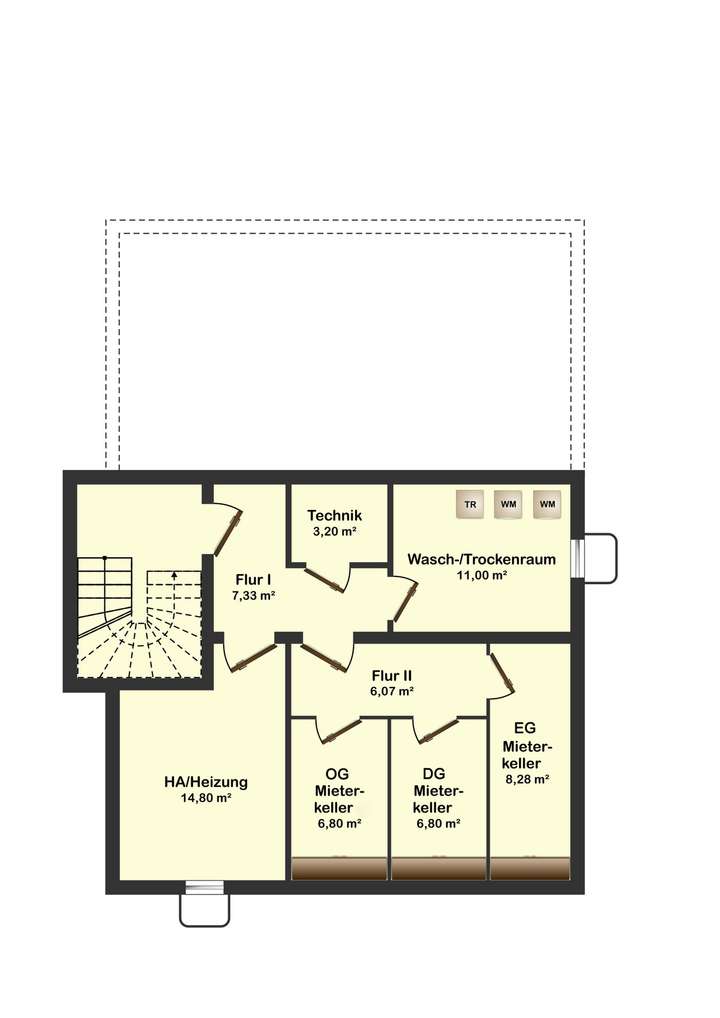 Grundriss Kellergeschoss
