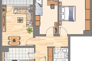 3-Zimmer-Wohnung in Dortmund Wickede – Gudrunstraße 147, 44319 Wickede, Dortmund – Vorschaubild 4
